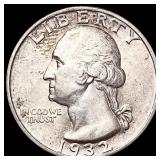 1932 Washington Silver Quarter CHOICE AU