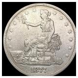 1877 Silver Trade Dollar CLOSELY UNCIRCULATED