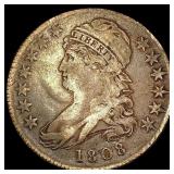1808 Capped Bust Half Dollar LIGHTLY CIRCULATED