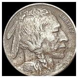 1917-D Buffalo Nickel NEARLY UNCIRCULATED