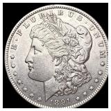 1891-CC Morgan Silver Dollar CLOSELY UNCIRCULATED
