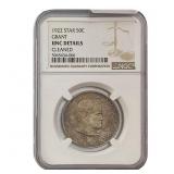 1922 W/STAR Grant Half Dollar NGC UNCDET