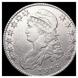 1818 Capped Bust Half Dollar CLOSELY UNCIRCULATED