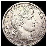 1911 Barber Quarter CHOICE AU