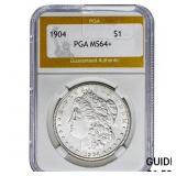 1904 Morgan Silver Dollar PGA MS64+