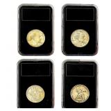 [4 Coins] 1920-1936 [2] Robinson, San Diego, Pilgr