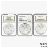 [3]2003-2005 Silver Eagle NGC MS69