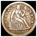 1840 Seated Liberty Dime LIGHTLY CIRCULATED