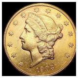 1903-S $20 Gold Double Eagle UNCIRCULATED