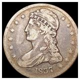 1837 Capped Bust Half Dollar NICELY CIRCULATED