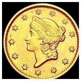 1853 Rare Gold Dollar NEARLY UNCIRCULATED