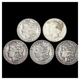 [5] 1886-O-1924 Morgan and Peace Dollars HIGH