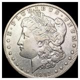 1892-O Morgan Silver Dollar NEARLY UNCIRCULATED