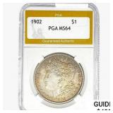 1902 Morgan Silver Dollar PGA MS64