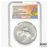 2022-P 1oz Silver Liberty Medal NGC PF70 UC