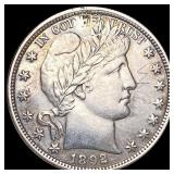 1892 Barber Half Dollar HIGH GRADE