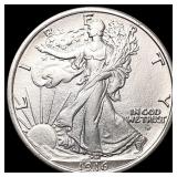 1916-D Walking Liberty Half Dollar UNCIRCULATED