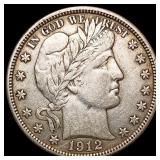 1912 Barber Half Dollar CLOSELY UNCIRCULATED