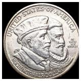 1924 Huguenot Half Dollar CHOICE BU