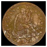 1877 Seated Liberty Quarter LIGHTLY CIRCULATED