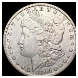 1892-S Morgan Silver Dollar NEARLY UNCIRCULATED