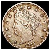 1911 Liberty Victory Nickel CLOSELY UNCIRCULATED