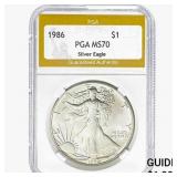1986 Silver Eagle PGA MS70