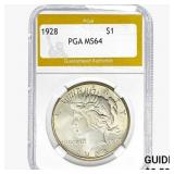 1928 Morgan Silver Dollar PGA MS64