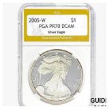 2005-W Silver Eagle PGA PR70 DCAM
