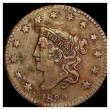 1830 Coronet Head Large Cent LIGHTLY CIRCULATED