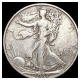1937-S Walking Liberty Half Dollar CLOSELY