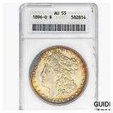 1896-O Morgan Silver Dollar ANACS AU55