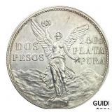 1921Mo Mexico Silver 2 Pesos UNCIRCULATED