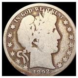 1892-S Barber Half Dollar NICELY CIRCULATED