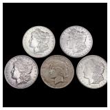 [5] 1882-D-1934-D Silver Dollars HIGH GRADE