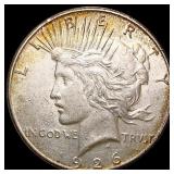 1926-S Silver Peace Dollar CHOICE AU