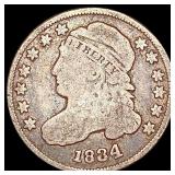 1834 Capped Bust Dime NICELY CIRCULATED
