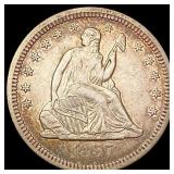 1857-O Seated Liberty Quarter CLOSELY