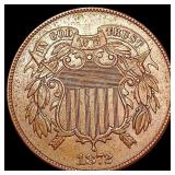 1872 Two Cent Piece CLOSELY UNCIRCULATED