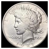 1921 Silver Peace Dollar NICELY CIRCULATED
