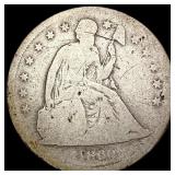 1860-O Seated Liberty Dollar NICELY CIRCULATED