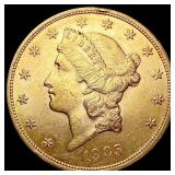 1905 $20 Gold Double Eagle CHOICE AU