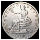 1878-S Silver Trade Dollar NEARLY UNCIRCULATED