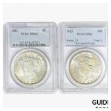 [2]1922 Silver Peace Dollar PCGS MS64