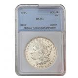 1879-O Morgan Silver Dollar NNC MS65+