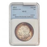 1879-S Rev 78 Morgan Silver Dollar NNC MS62