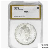 1878 Morgan Silver Dollar PCI MS63