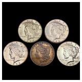 [5] 1889-O-1935 Morgan and Peace Dollars HIGH
