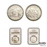 [4] 1969-2013 Kennedy 50C & 1oz Silv. China Panda