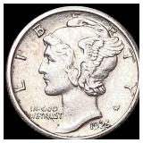 1925-S Mercury Dime CHOICE AU